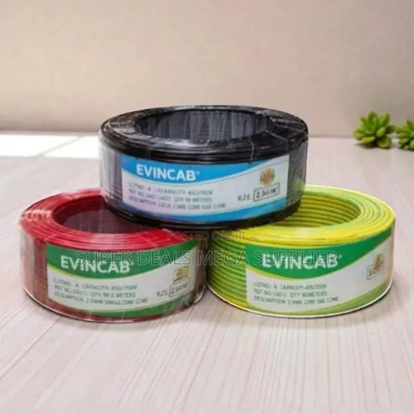 Compact 1.5mm 90m Metres Single Core Electrical Wiring Cable