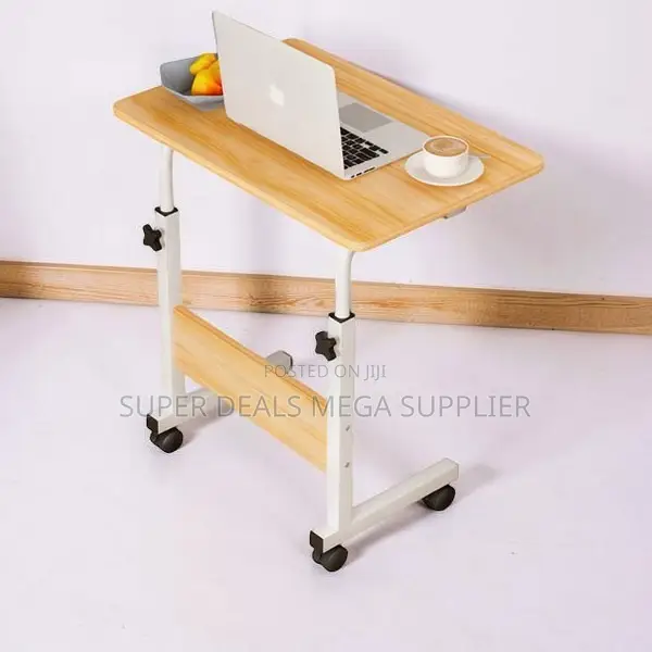 Comfortable Height Adjustable Multipurpose Laptop Table With Wheels
