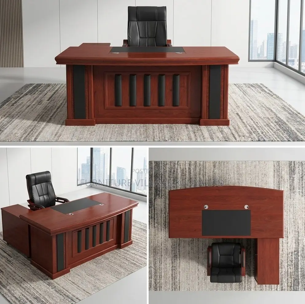 1800mm Mahogany Executive Office Table