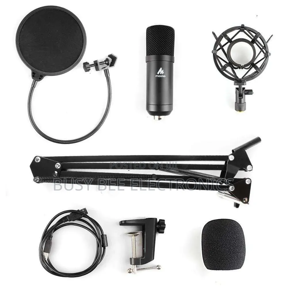 Maono A04 Usb Microphone Plug Play Podcast Condenser Cardioid Kit