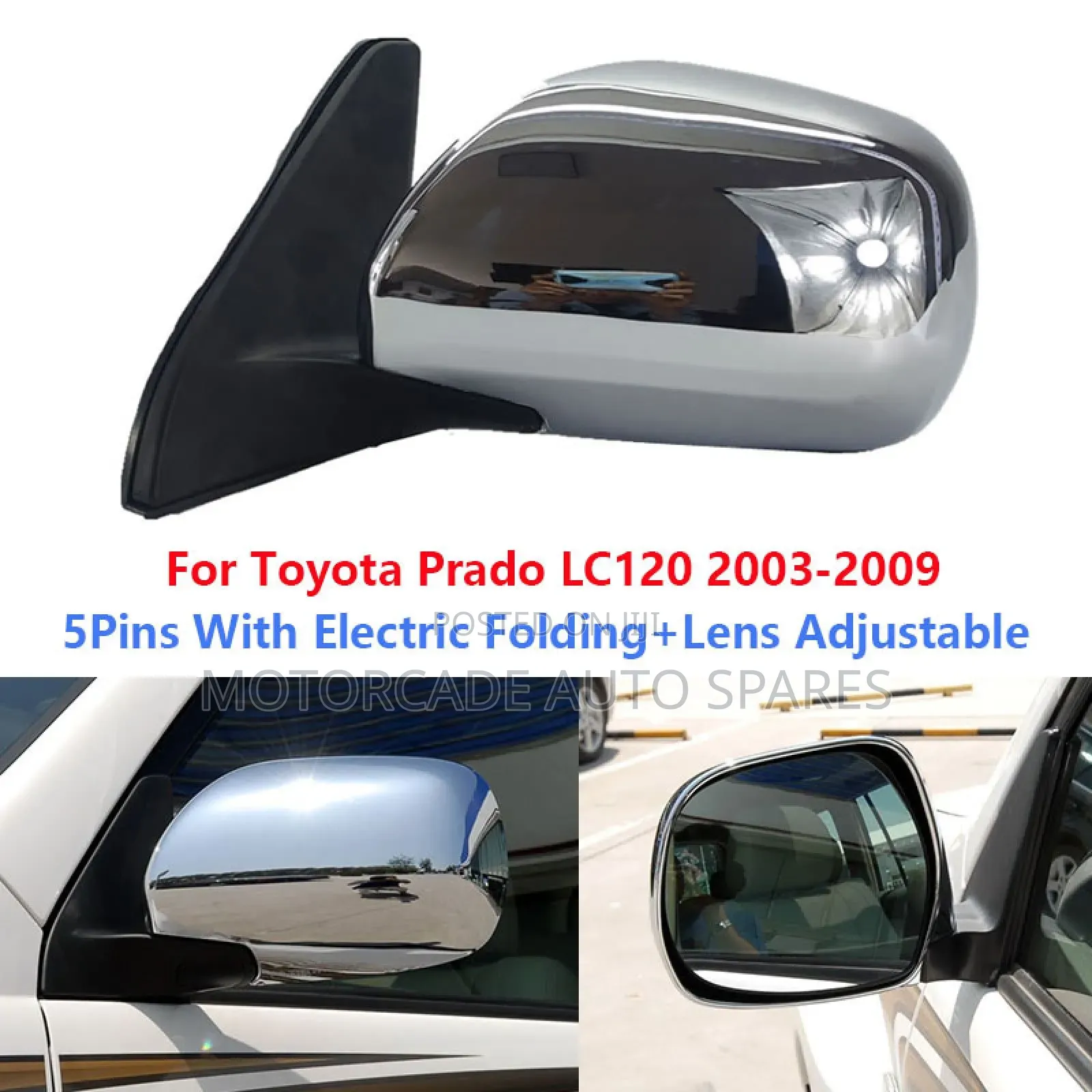 Toyota Prado J120 2008-2009 Side Mirror