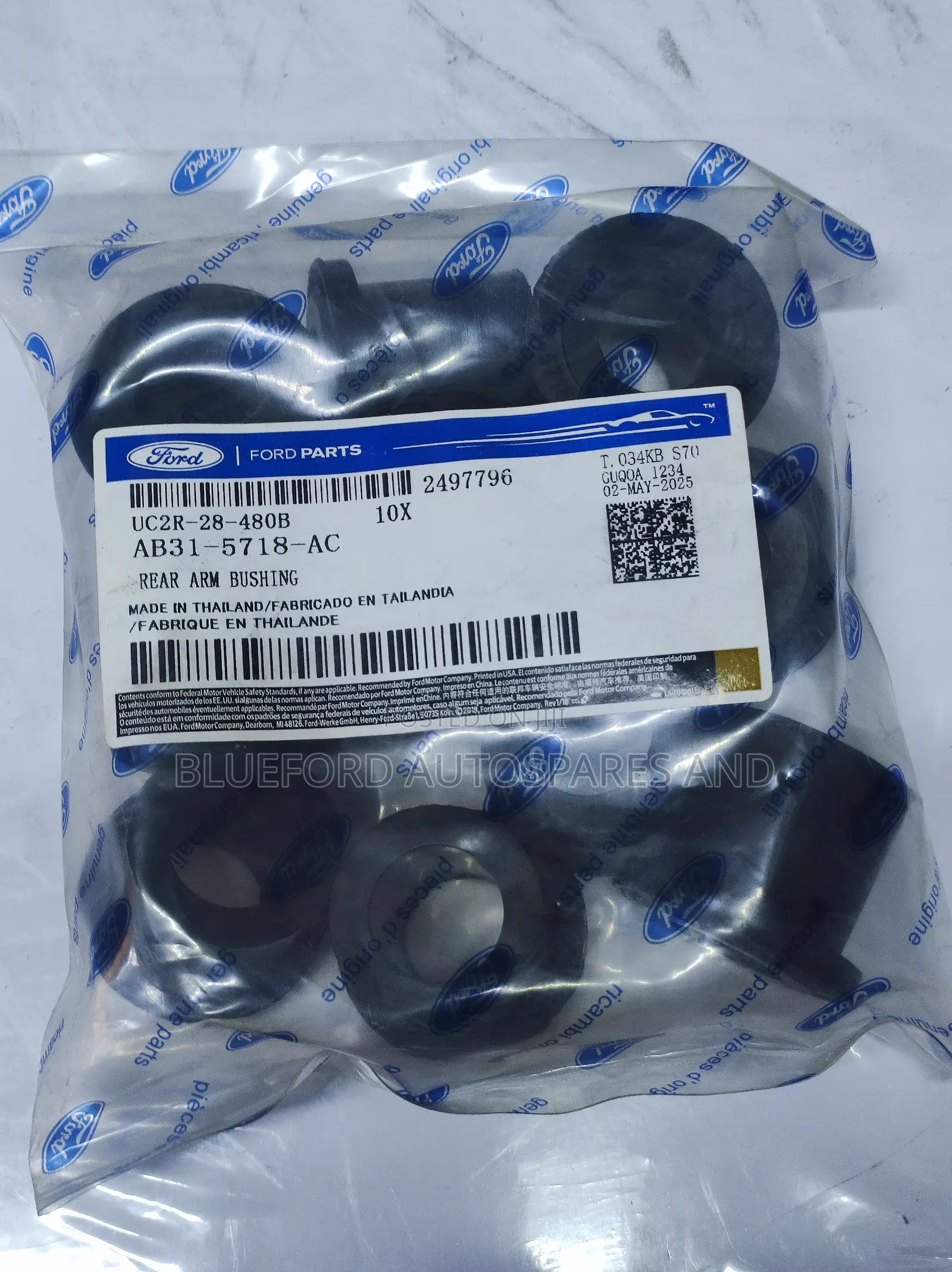 Ford Ranger Leaf Spring Bushes Rubber