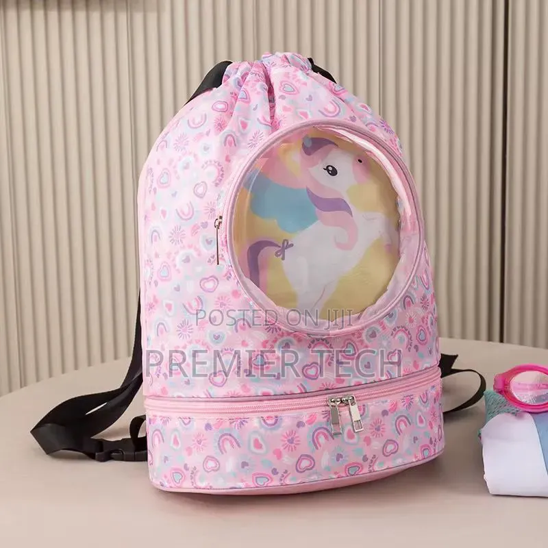 Kids Waterproof Drawstrings Swimming Bag Swimming Sport Beach