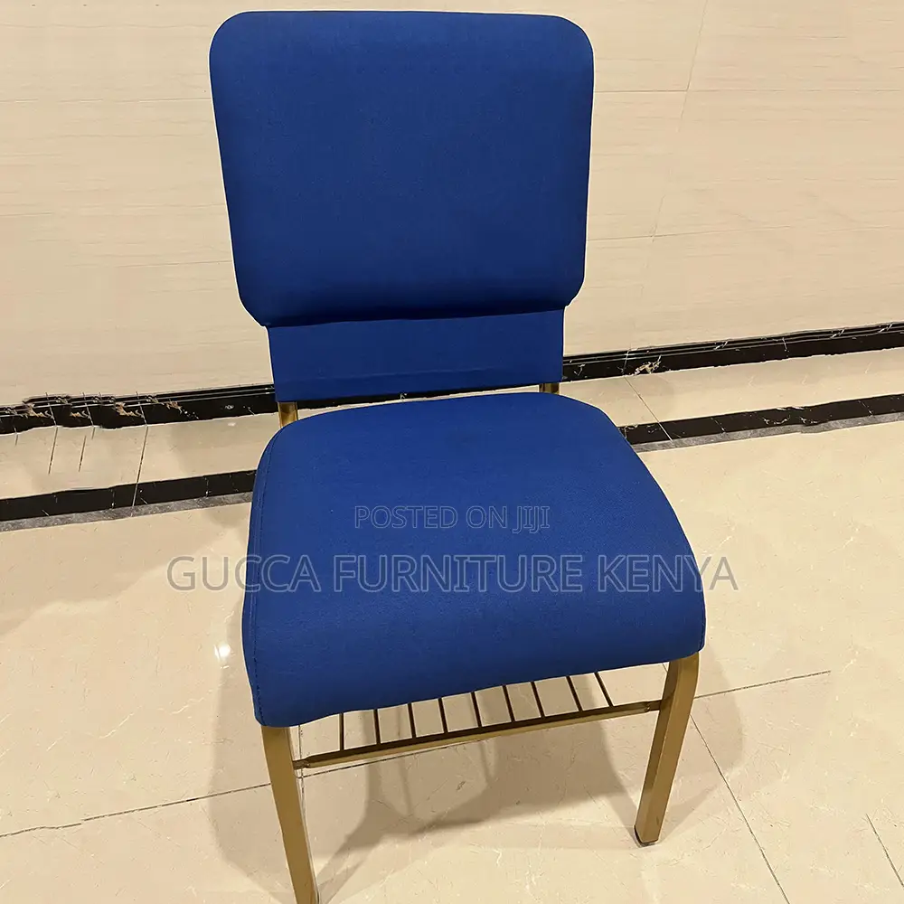Modern Armless Fabric Wedding Seat