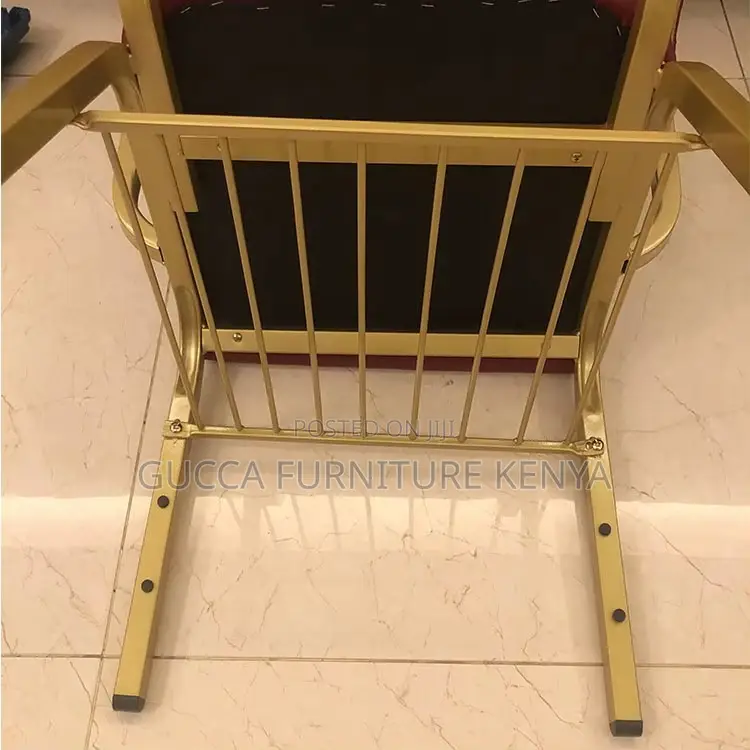 Modern Armless Fabric Wedding Seat