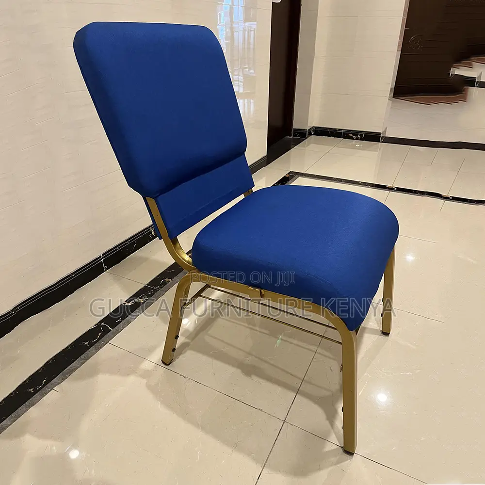 Modern Armless Fabric Wedding Seat