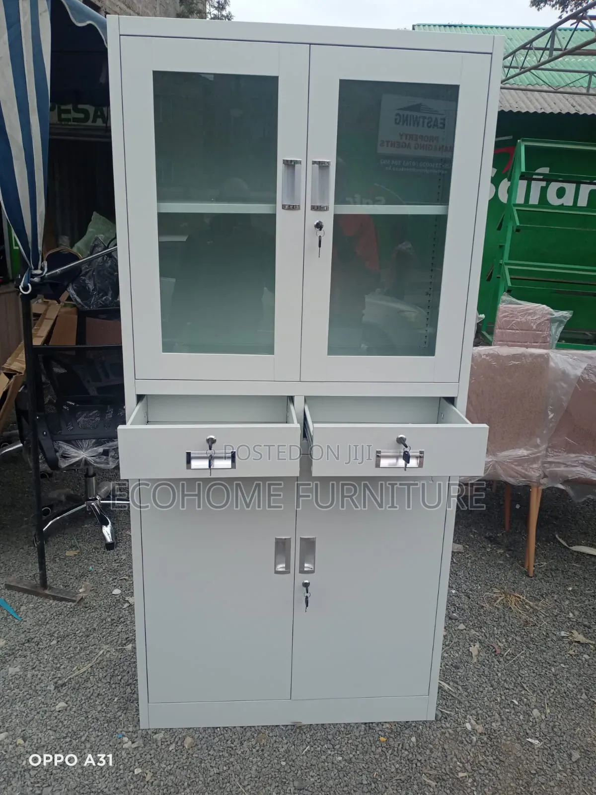 2 Door Office Cabinet With 2 Drawer