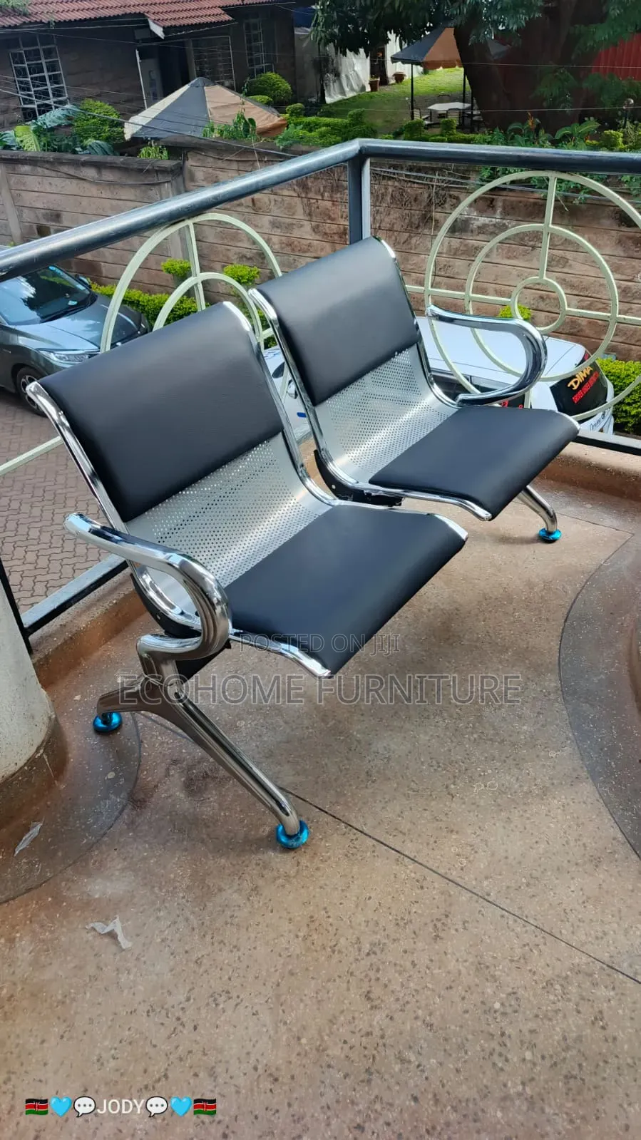 2 Seater Waiting Bench Link Chair