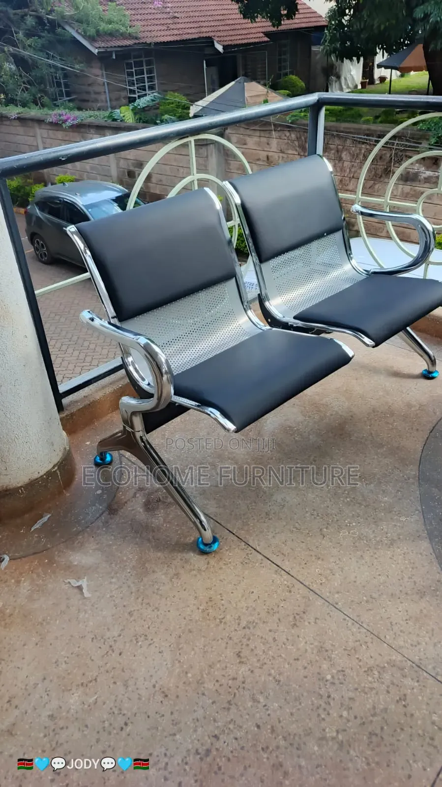 2 Seater Waiting Bench Link Chair