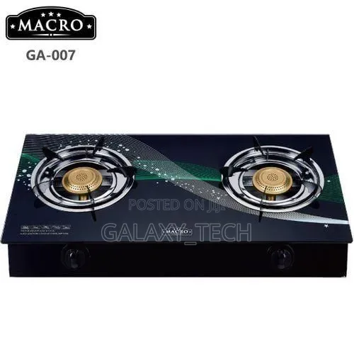 Macro 2-Burner Glasstop Gas Stove