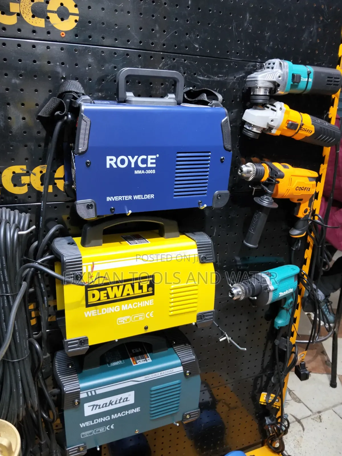 Tough Makita Welding Machine 500amps and Angle Grinder 2100w