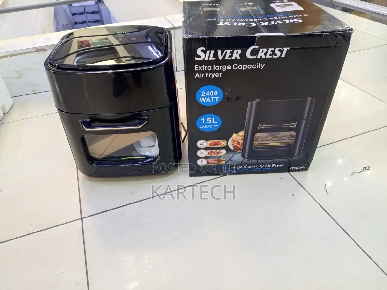 Silver Crest 15l Extra Large Capacity Digital Air Fryer – 2400w