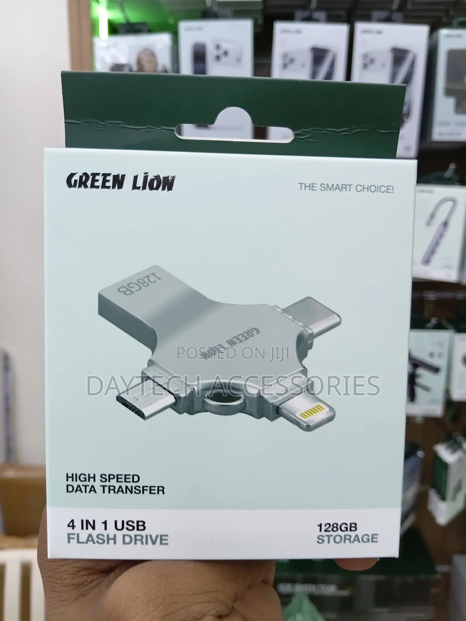 The Green Lion 4-in-1 Usb Flash Drive (128gb)