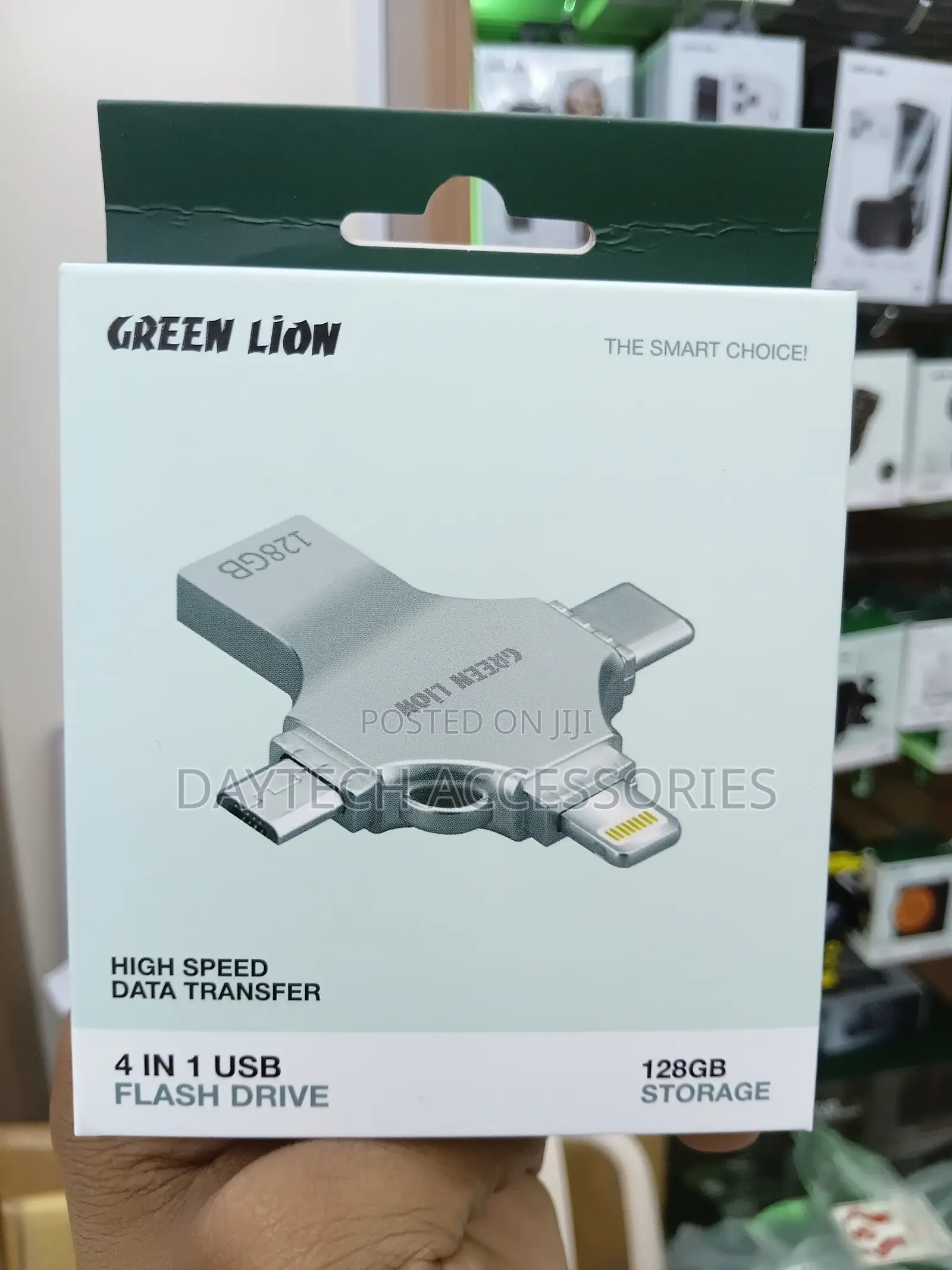 The Green Lion 4-in-1 Usb Flash Drive (128gb)