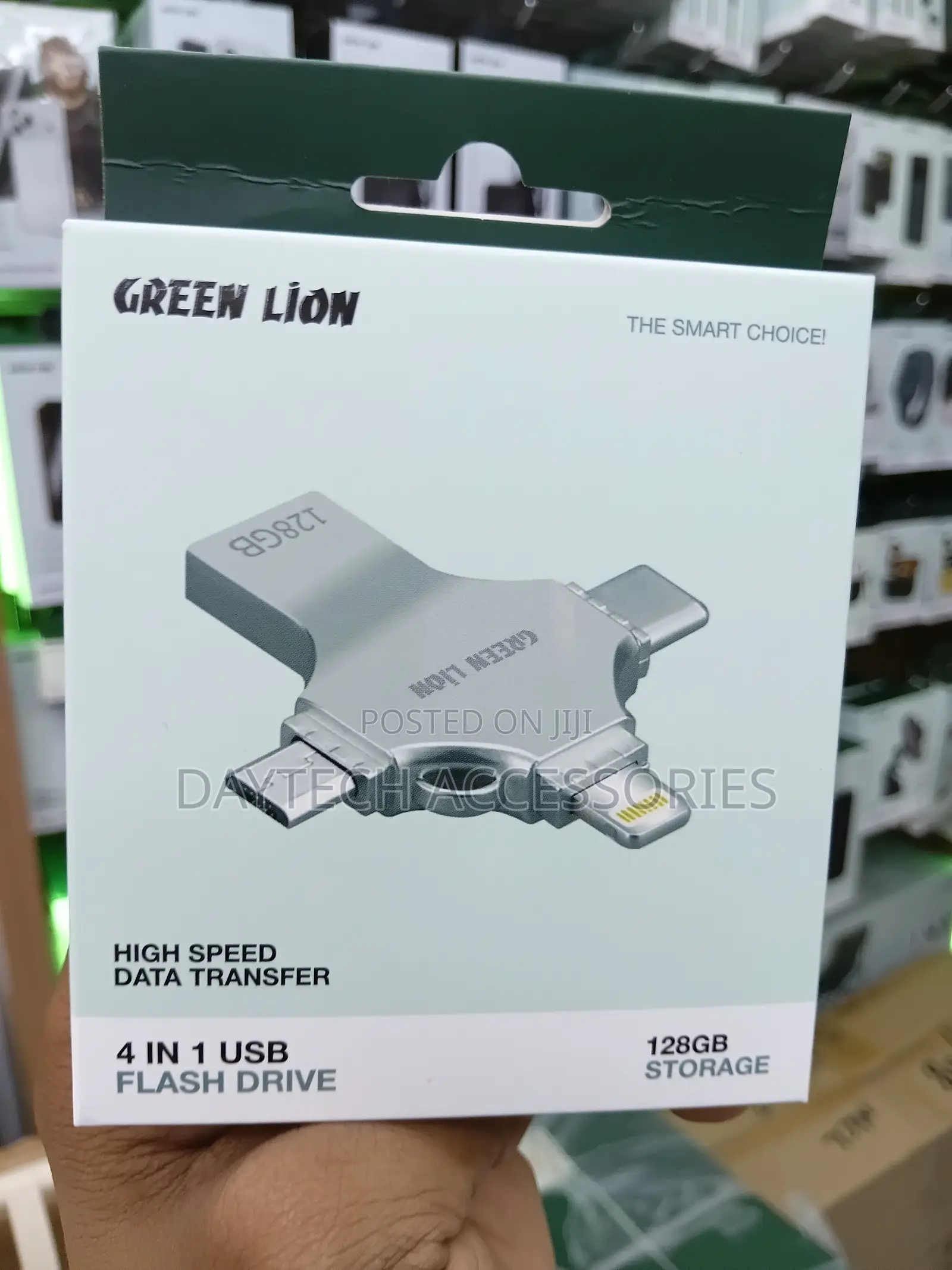 The Green Lion 4-in-1 Usb Flash Drive (128gb)
