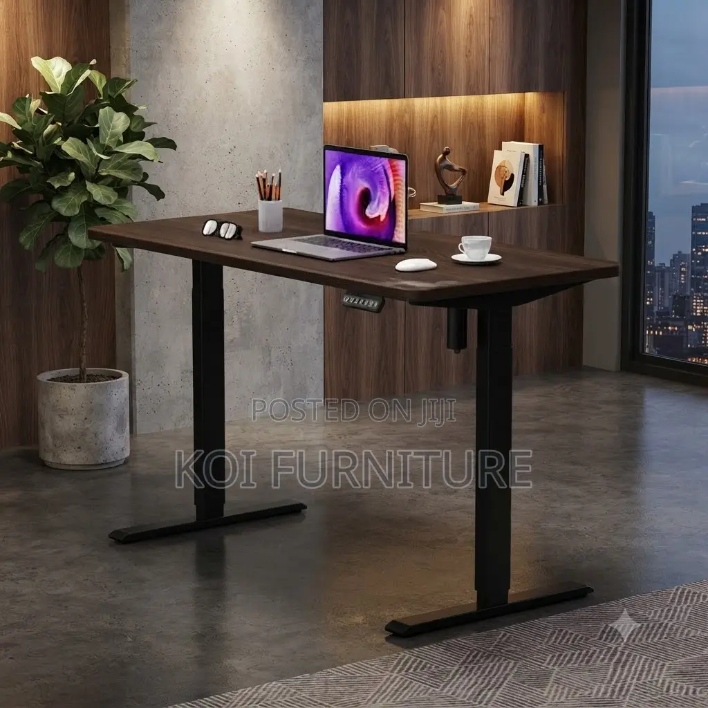 Office Desk; 1.2 Meter Electric Space Look Adjustable Desk