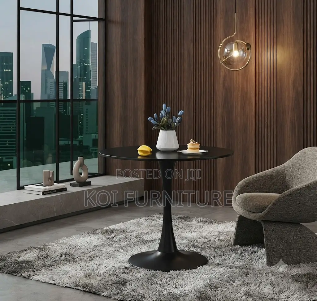Coffee Table; Marble Round Center Table