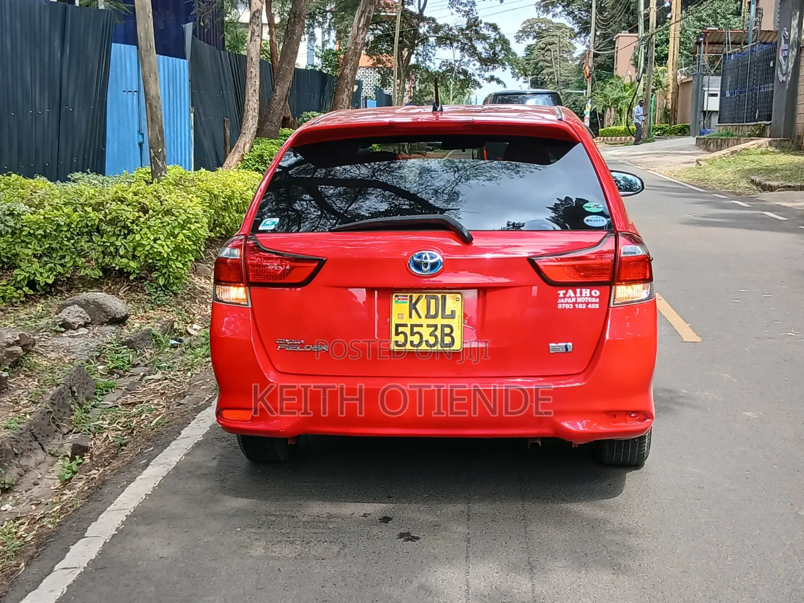 Toyota Corolla Fielder 2016 Red