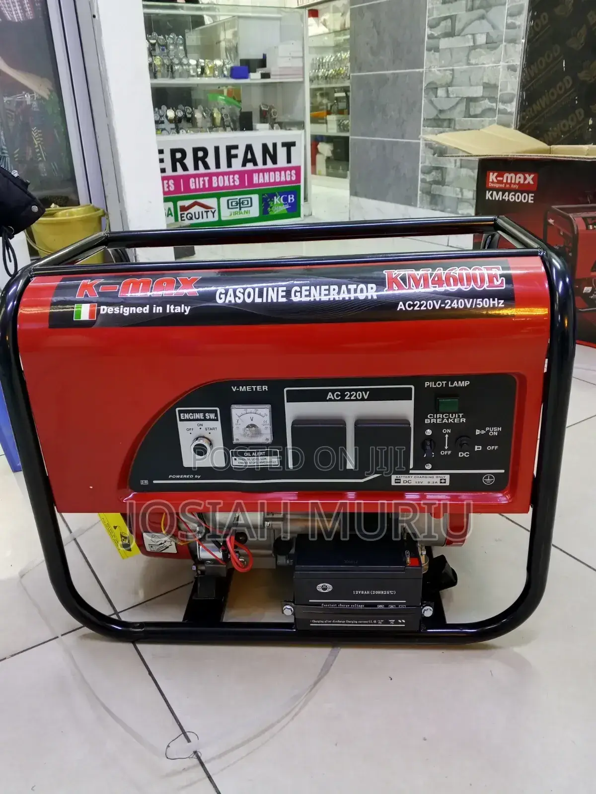 K-Max Km4600e Petrol Generator 2.4kw Electric Start 220v/50hz