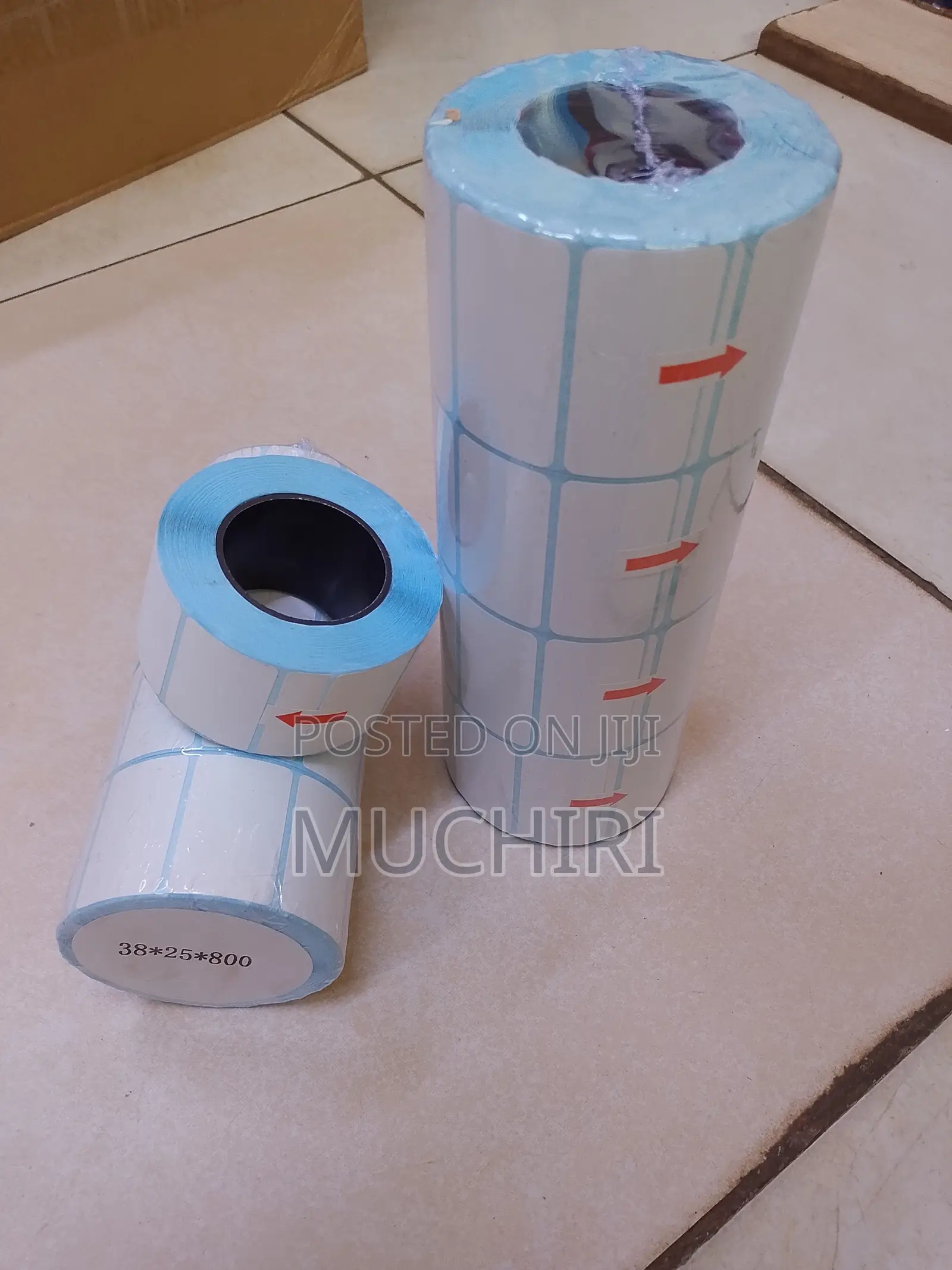 Thermal Label Tag Stickers 50mm by 25mm 1000 Stickers