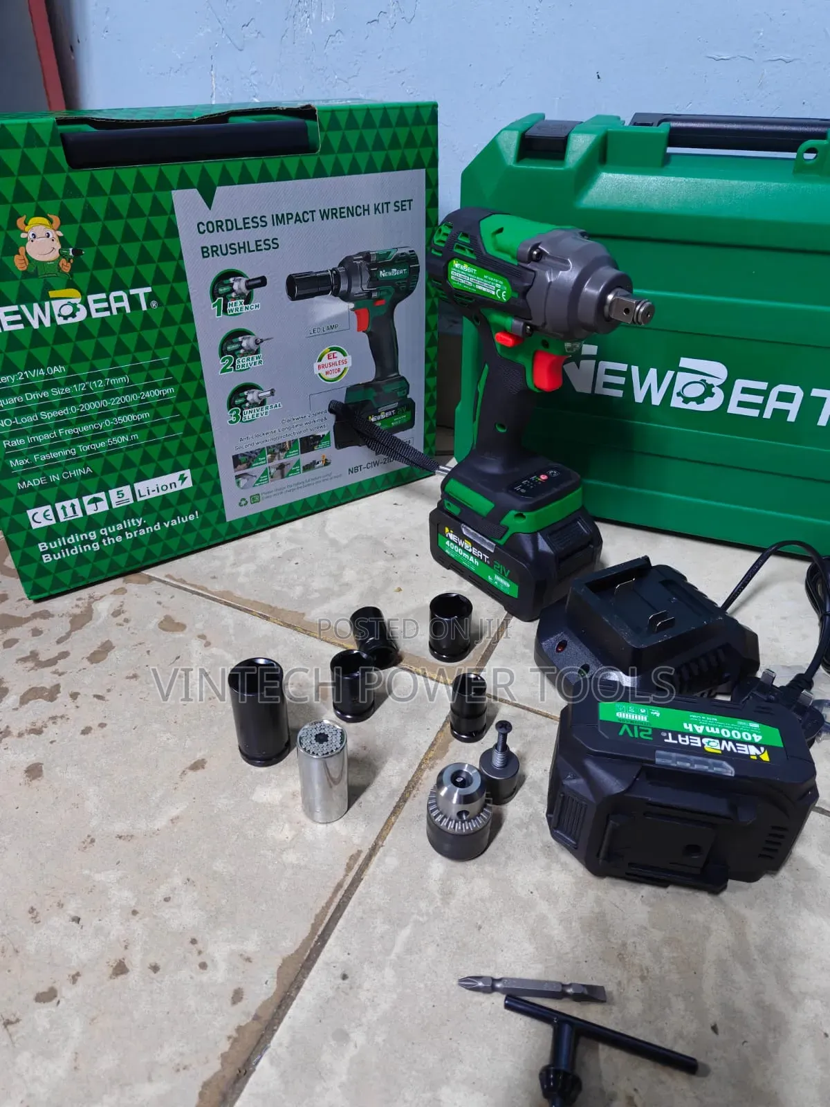 Newbeat 3 in 1 Cordless Impact Wrench