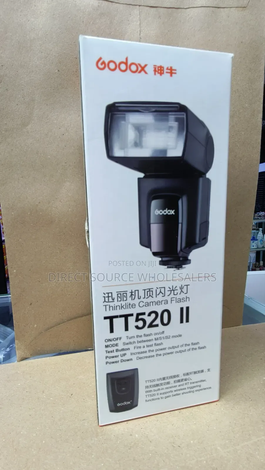Godox Tt520 External Camera Flash for DSLR Mirrorless Cameras