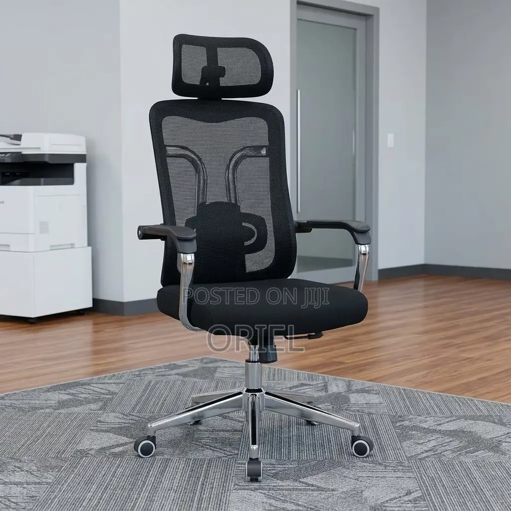 Office Chair : High-Back Ergonomic Mesh Fabric Office Chair