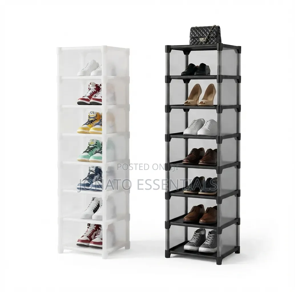 Space-Saving 7-Tier Shoe Rack - Slim Design