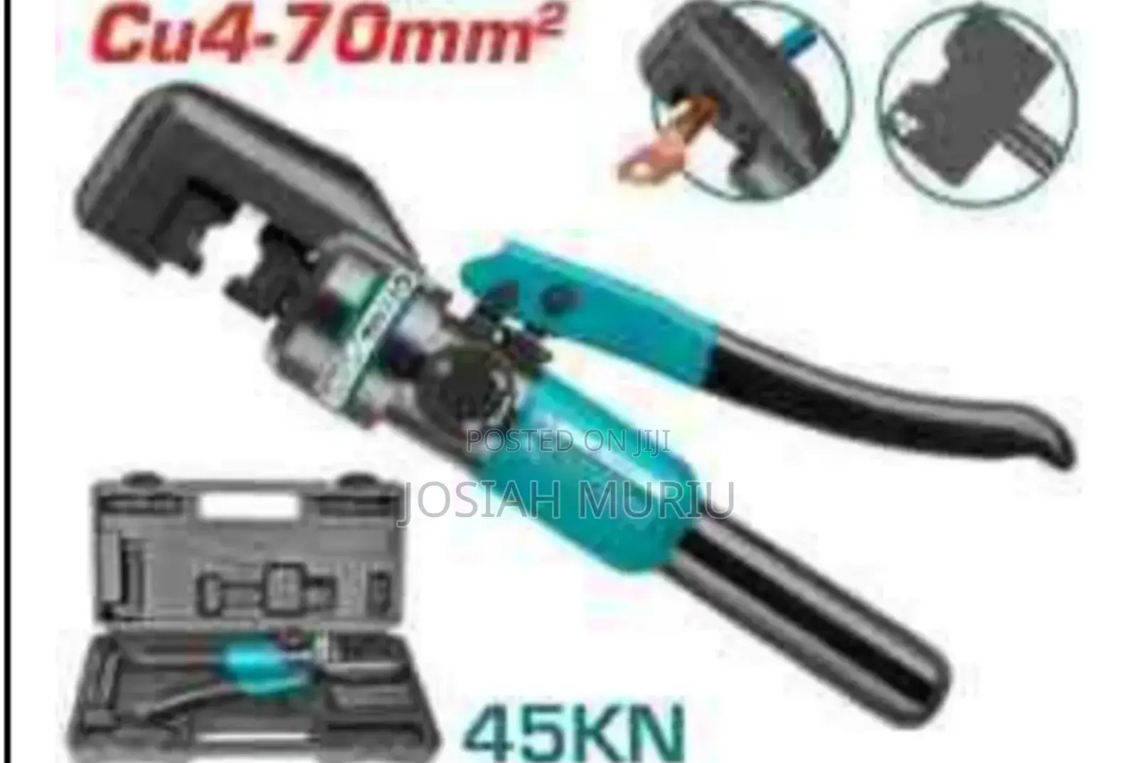 Total Hydraulic Climping Tool Cu4 70mm