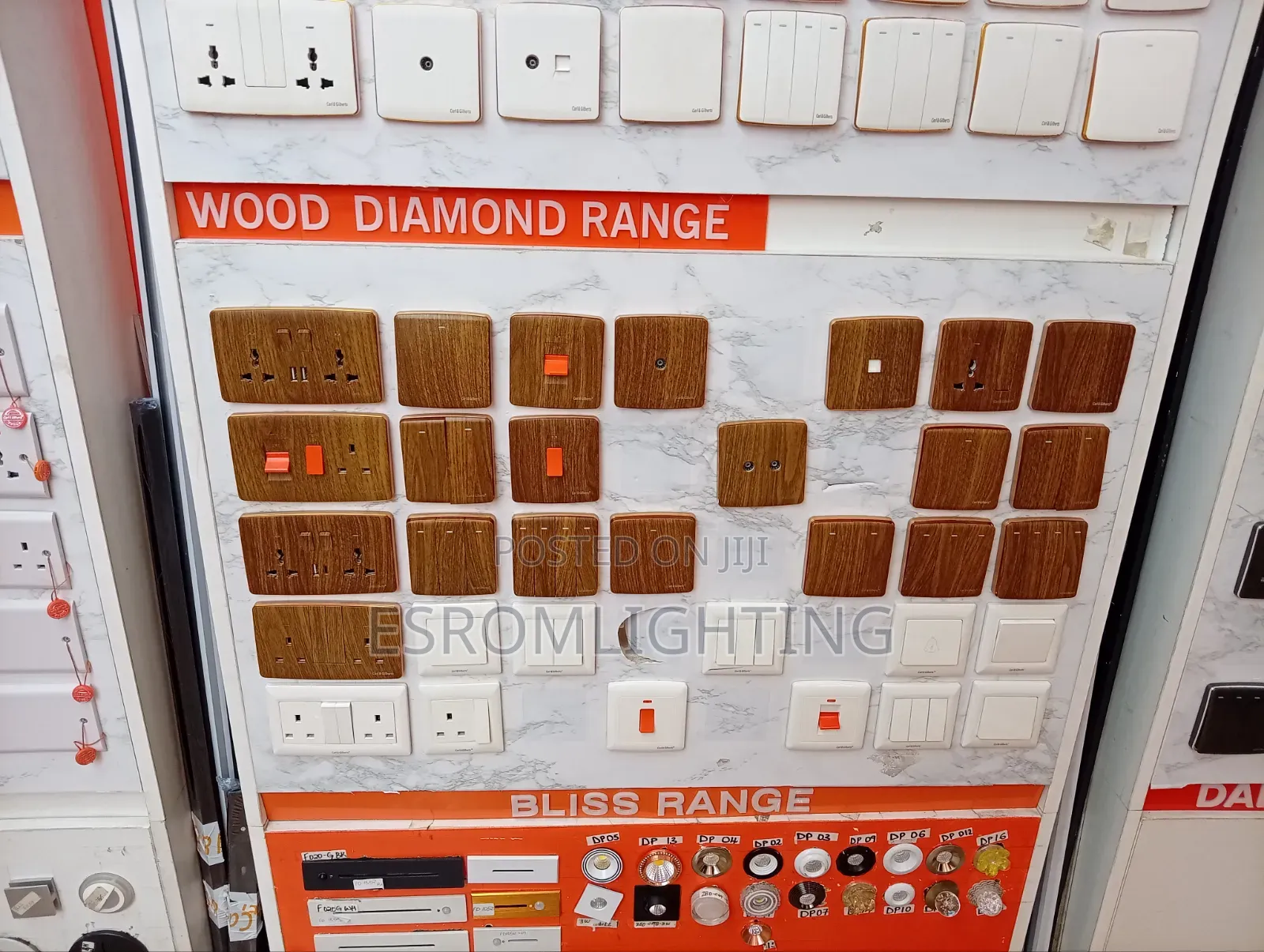 Carl Gilbert Diamond Range Sockets and Switches