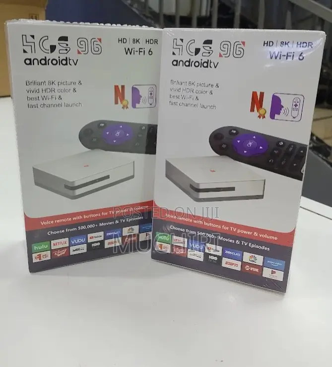 New Hcs 96 Tv Box 4gb Ram 64gb Rom Android 16 Tv Box