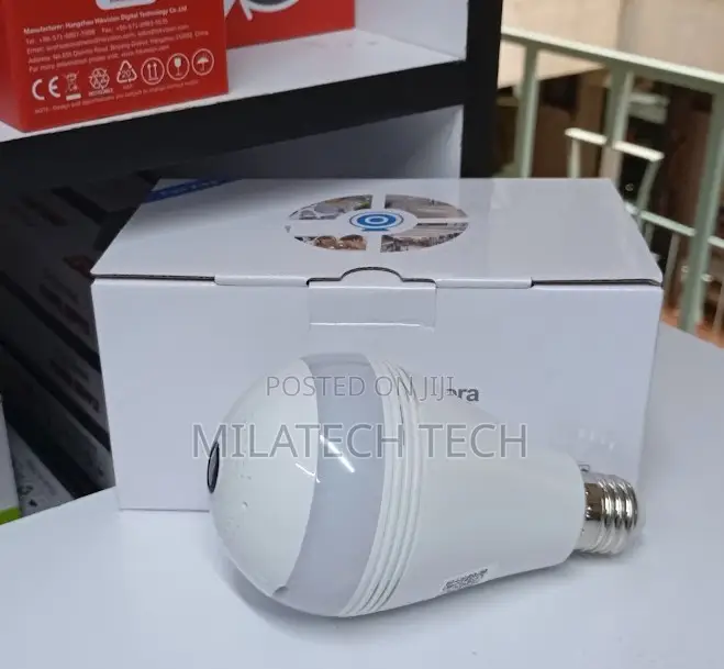 Wireless CCTV Bulb Camera 1080p Home Security Camera