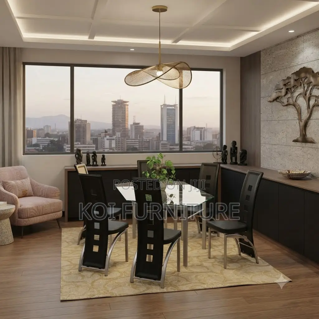 Dining Set; Six Seaters Home Dining Room Set