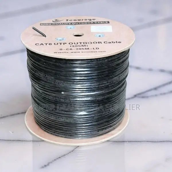 Tough Rugged 305m Outdoor Utp Cat 6 Networking Lan Cable Roll