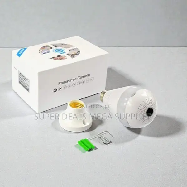 Wireless Connectivity 360° Panoramic 1080p Full Hd Wifi Bulb Camera