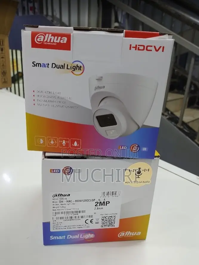 Smart Hybrid Dual Lens Dahua Full Color Camera With Audio
