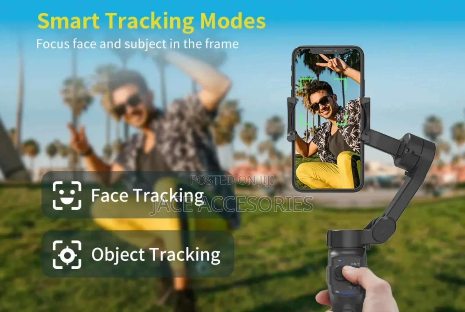 New Stabilizer 3 Way Axis Ai Face Tracking