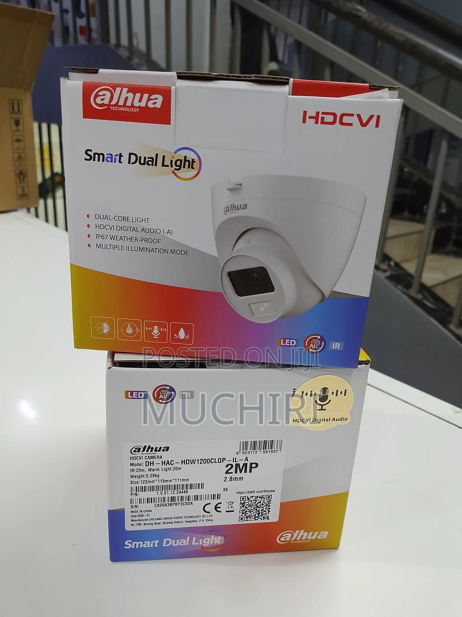 Best Smart Hybrid 2mp Dome Camera Dahua CCTV Audio Camera