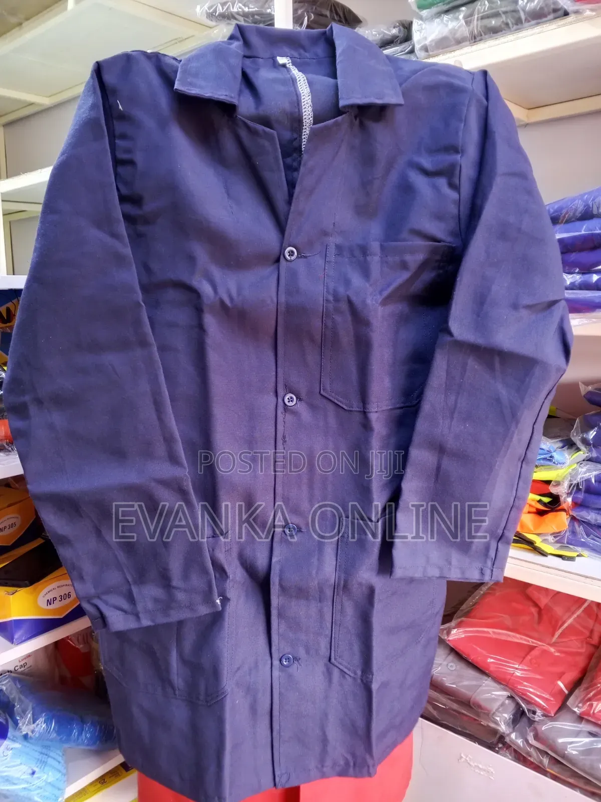 Dust Coats - Navy Blue