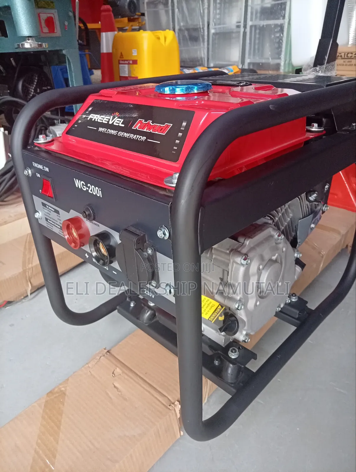 Engine-Powered 130a Dc Welder With 230v Auxiliary Socket