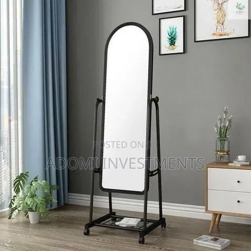 Dressing Mirror With Wheels and Shoes Rack White,Black,Pink