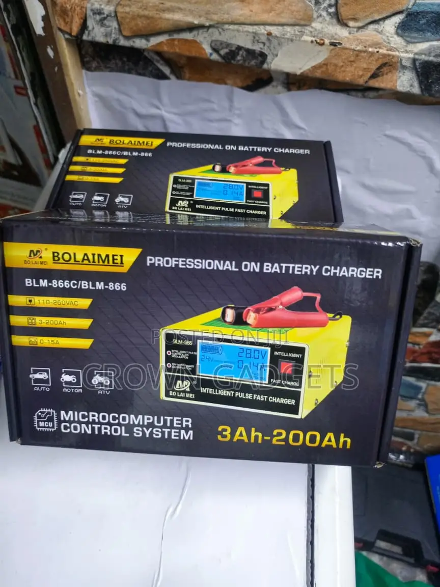 Bolaimei Digital Battery Charger and Maintainer