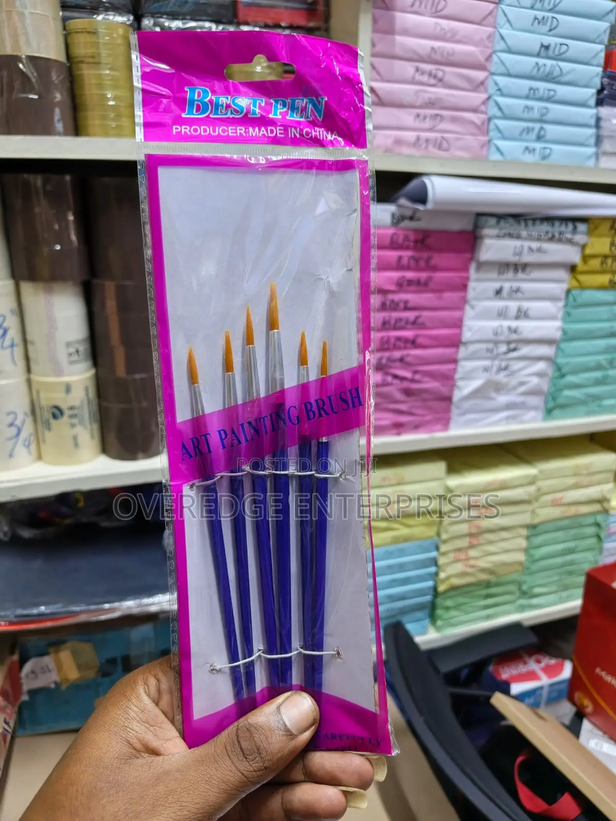 Painting Plastic Brushes