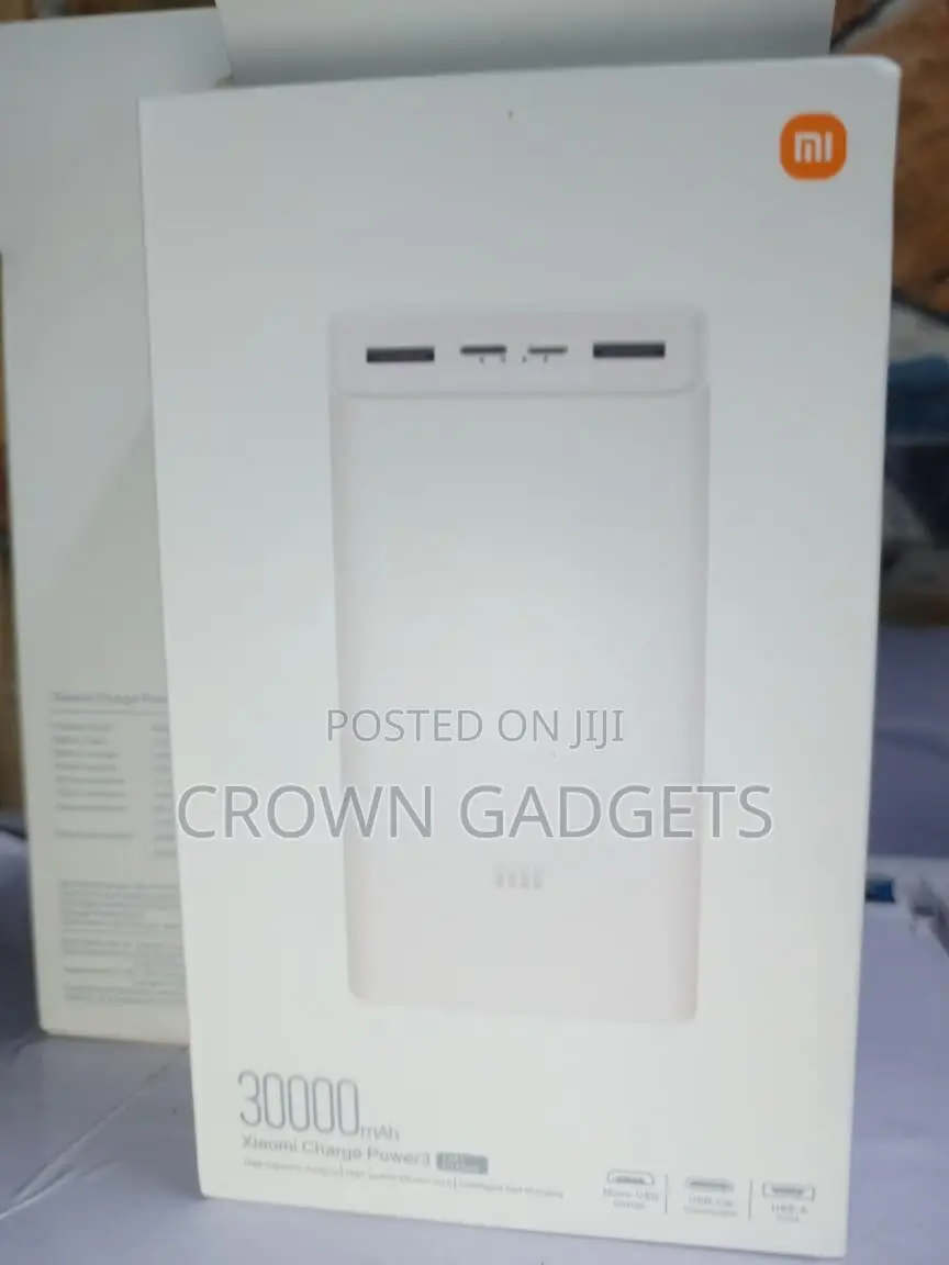 Mi 30000mah Usb-C Fast Charge Power Bank