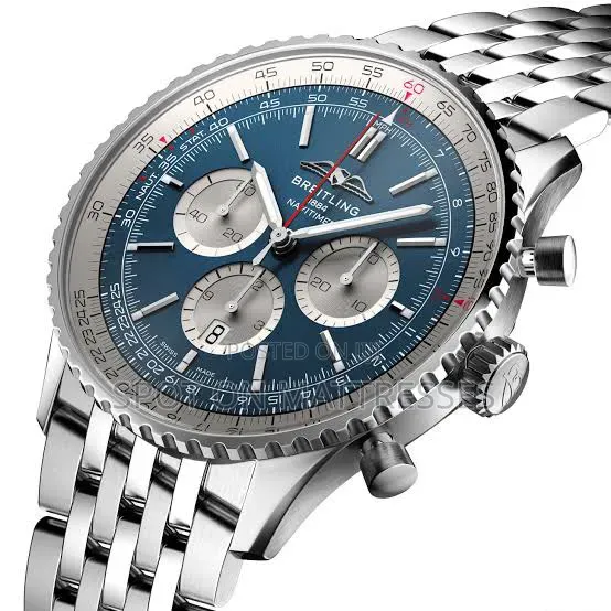 Breitling 1884 High Quality Watch. Stainless Steel. Luminous Pointers.