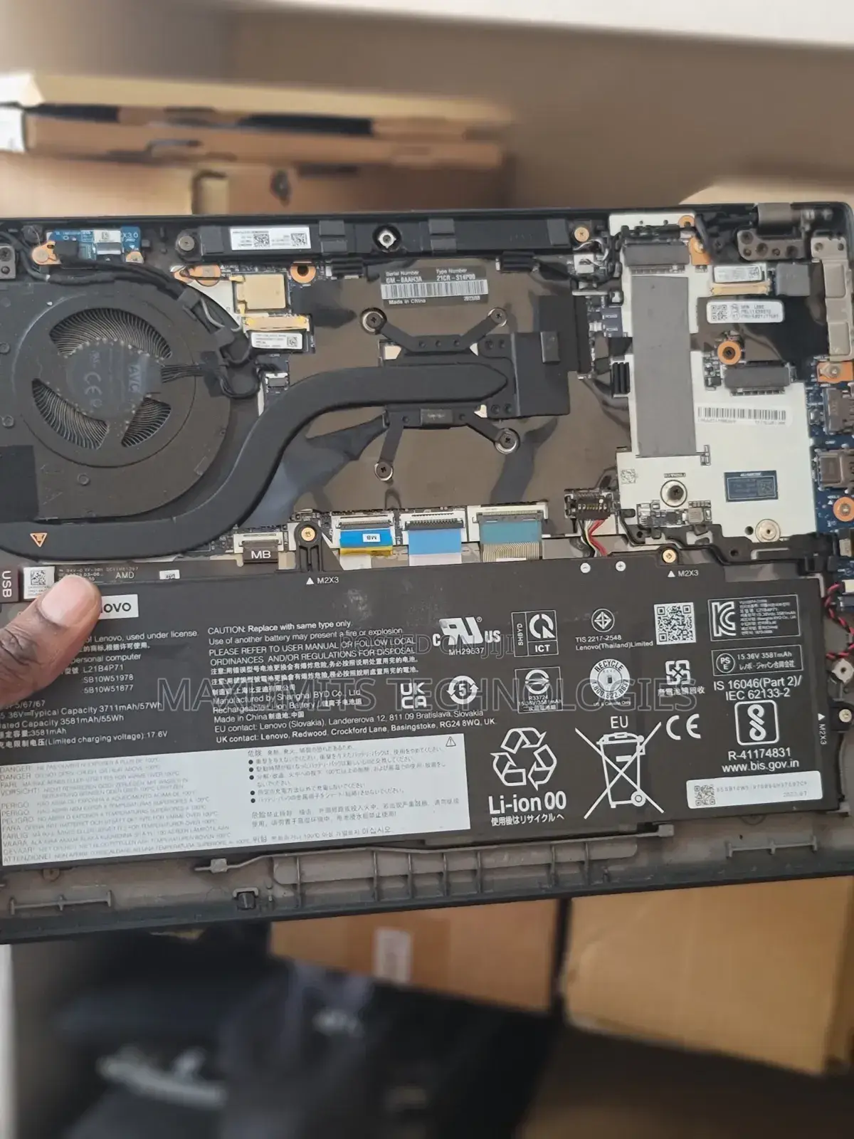 Lenovo T14s Gen 3 Ryzen 7 Motherboard