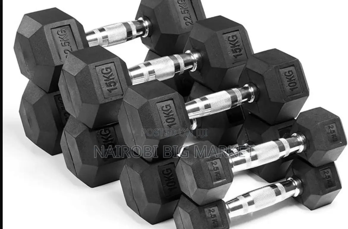 12.5kg Hexagonal Dumbbell