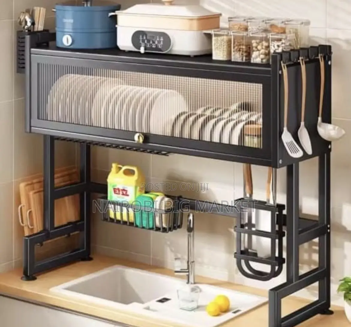 Best Quality 1 Layer Over The Sink With Glass Acrylic Cover Size 65cm