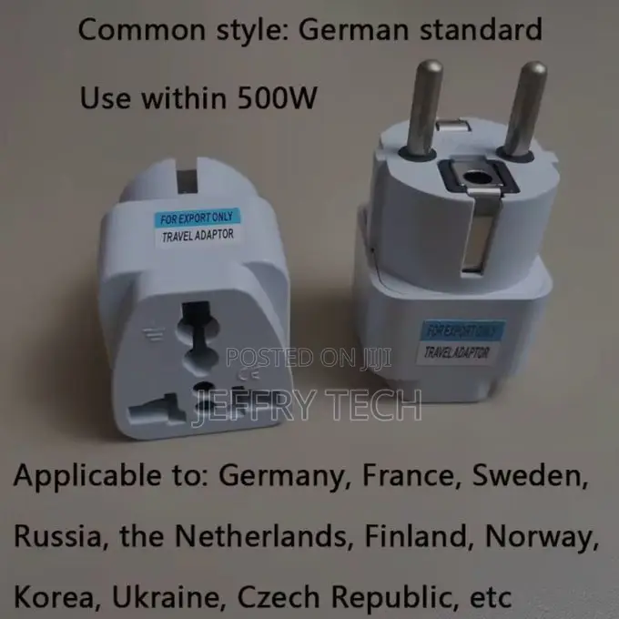 Universal Us Eu Au to German Standard Plug Adapter