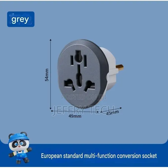 Universal Us Eu Au To German Standard Plug Adapter